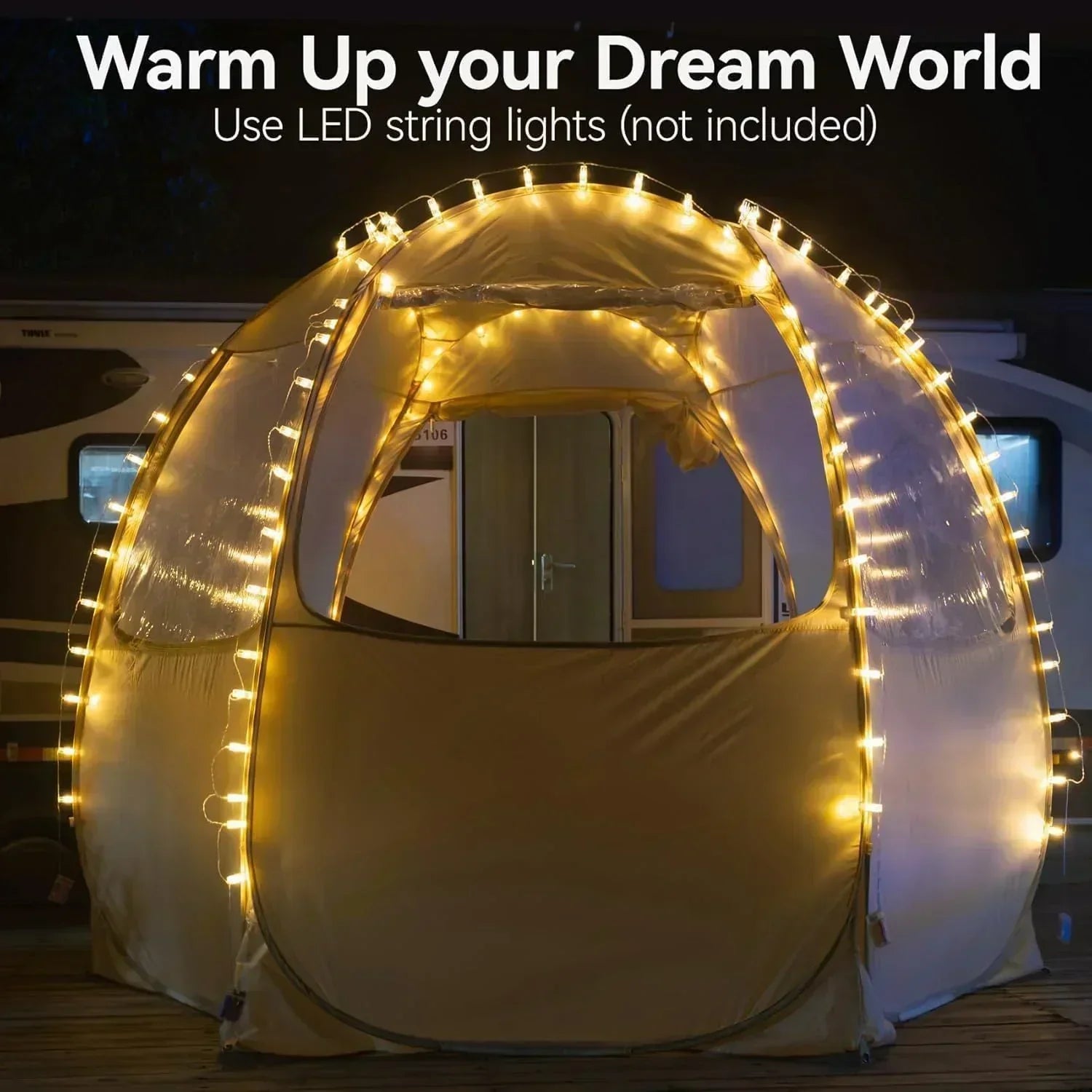 Alvantor Screen House Gazebo Pop Up Igloo Screened Canopy Tent with Mosquito Netting Sides wourant