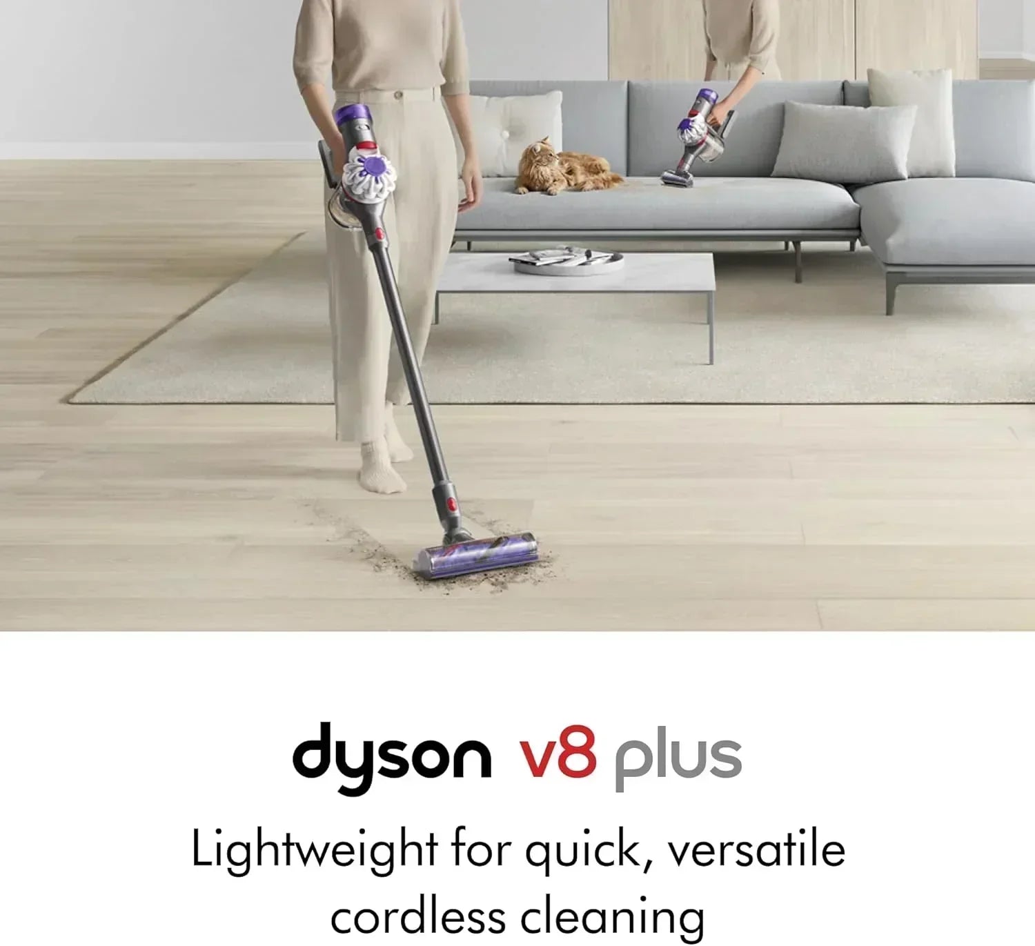 Cordless vacuum cleaner silver/nickel wourant