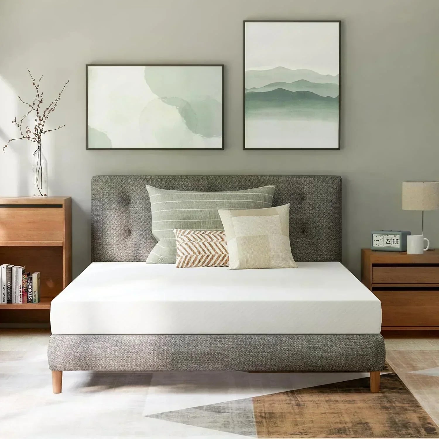 GAESTE 8-inch Fully Cooling Gel Memory Foam Mattress Mattress-in-a-Box wourant