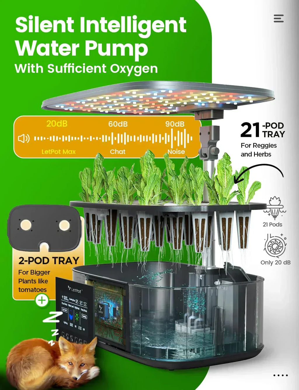 Hydroponic Planting System 12 Indoor Smart Herb Garden Set Indoor Garden App and WiFi Control wourant