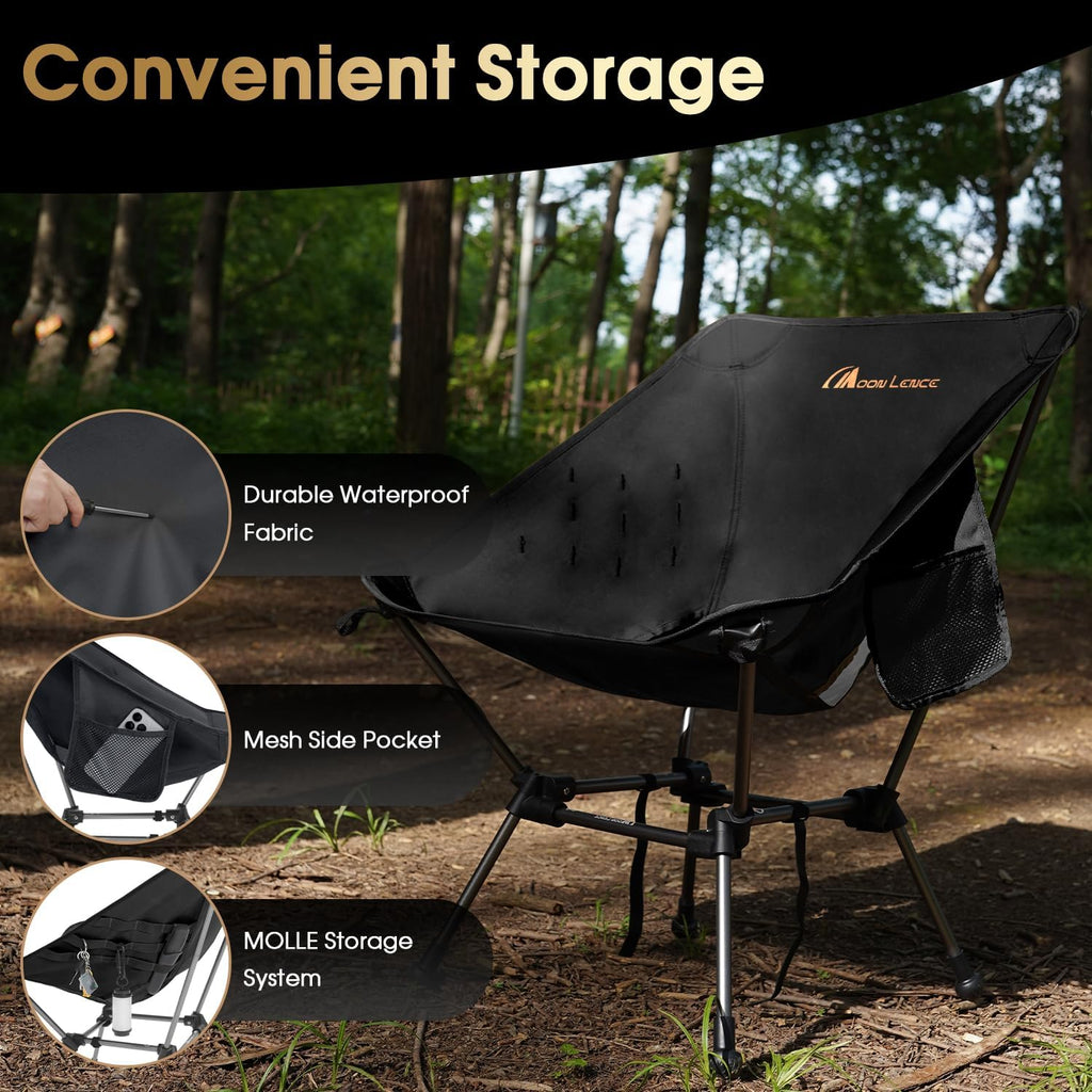 Portable Camping Chair Plus Folding Chair for Backpacking and Hiking wourant