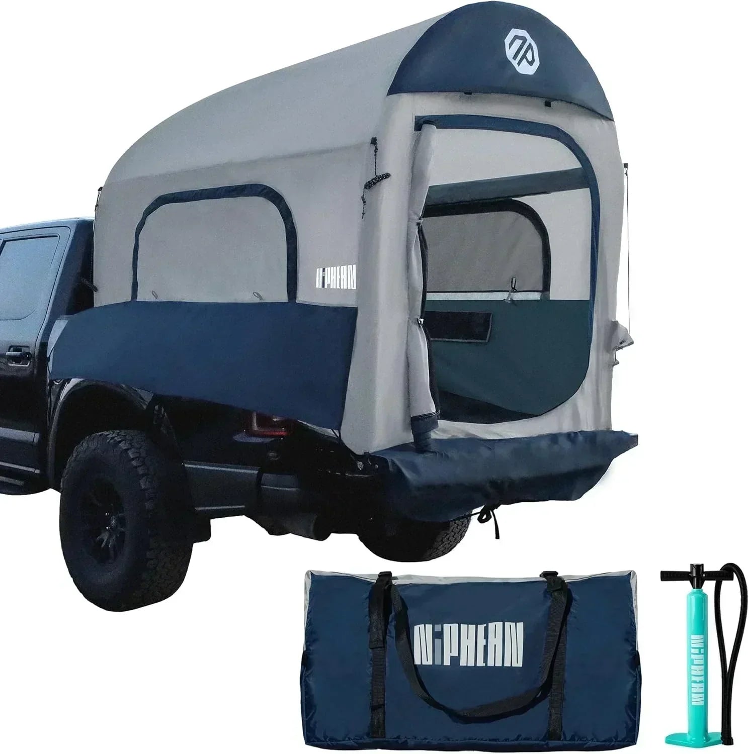 Truck Bed Tent 5.5ft-8ft Suitable for 2+1 People Family Inflatable Pickup Truck Tent wourant