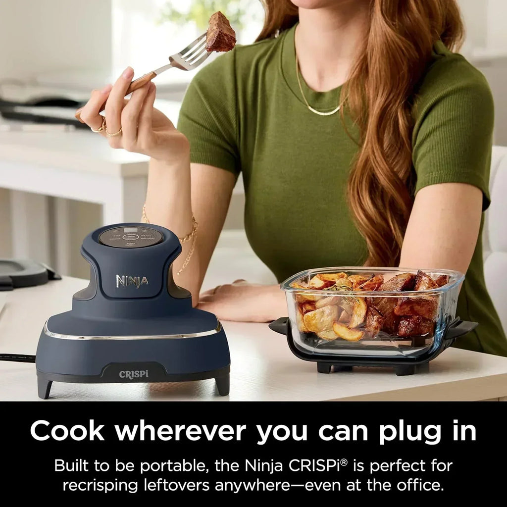 Ninja Crispi 4 in 1 Portable Glass Air Fryer Cooking System 4QT 6 Cup TempWare Glass Containers wourant
