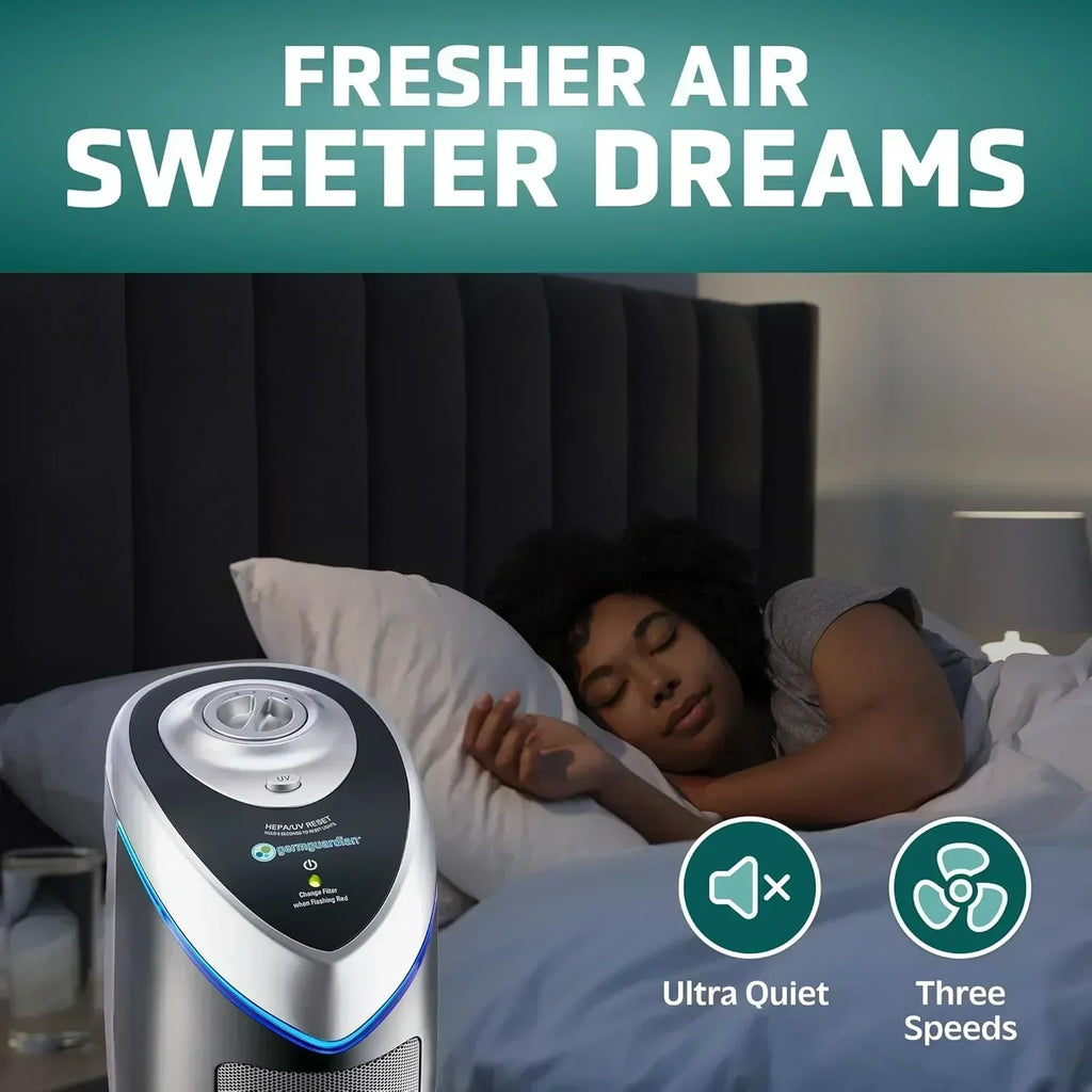 Home air purifier with HEPA pure filter wourant