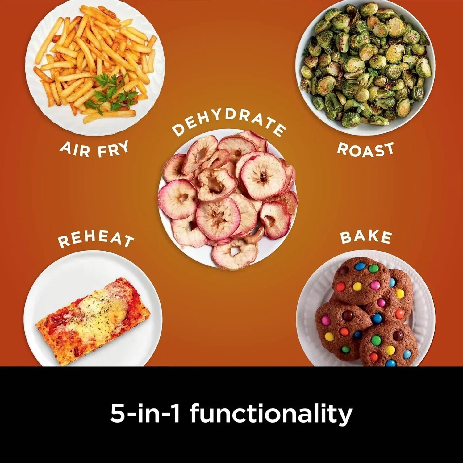 Ninja Air Fryer Pro 5-quart 4-in-1 air fryer that air fries bakes reheats and dehydrates wourant
