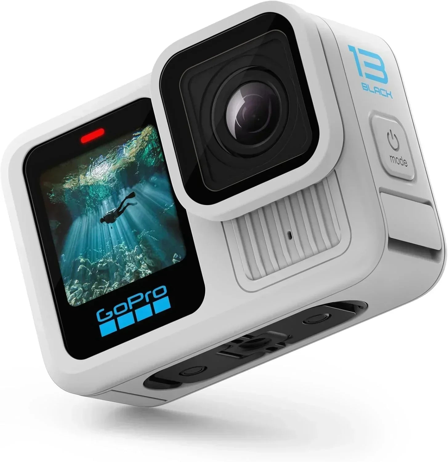 Black Waterproof Action Camera with 5.3K60 Video 27MP Photo Compatability HB-Series Lenses wourant