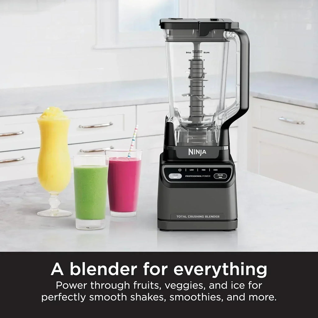 Ninja BL660 Professional Compact Smoothie and Food Processor Blender 1100W 3 Functions wourant