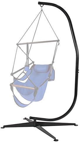Best Choice Products Metal Hanging Hammock C-Stand for Chair Weather Resistant Finish wourant