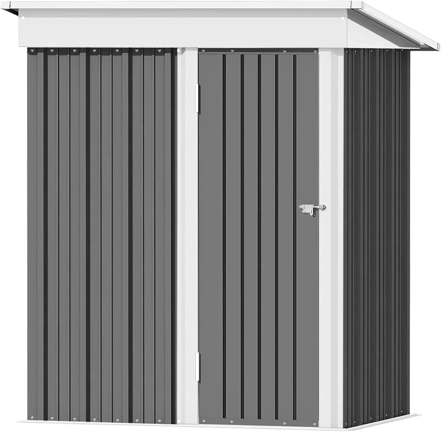 Devoko Outdoor Storage Shed Lockable Metal Garden Shed Steel Anti-Corrosion Storage House wourant