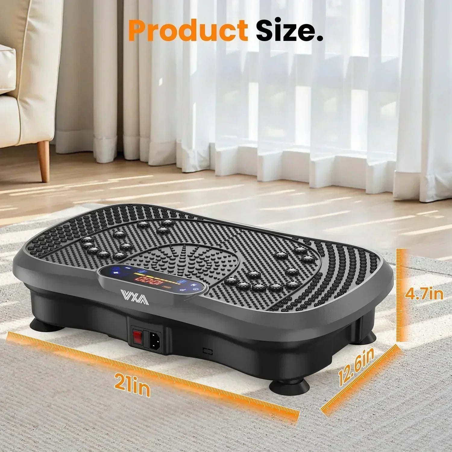 AXV Vibration Plate Fitness Platform Trainer Suitable for men and women to lose weight wourant