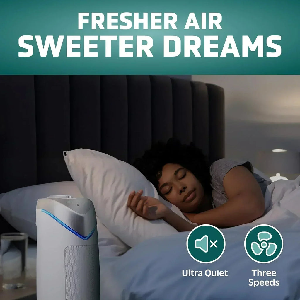 Home air purifier with HEPA pure filter wourant