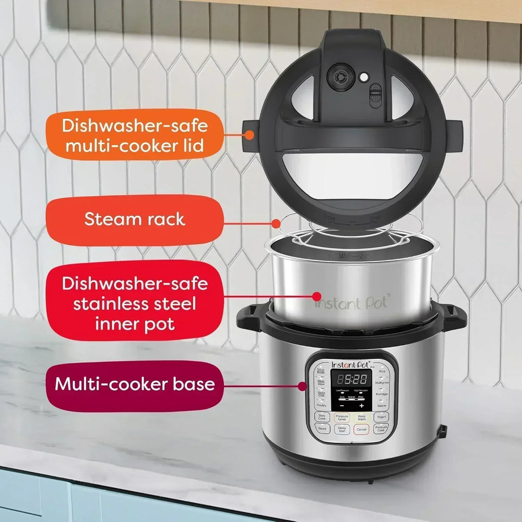 Instant Pot Duo 7 in 1 Electric Pressure Cooker Slow Cooker Rice Cooker Steamer Sauté Pan wourant