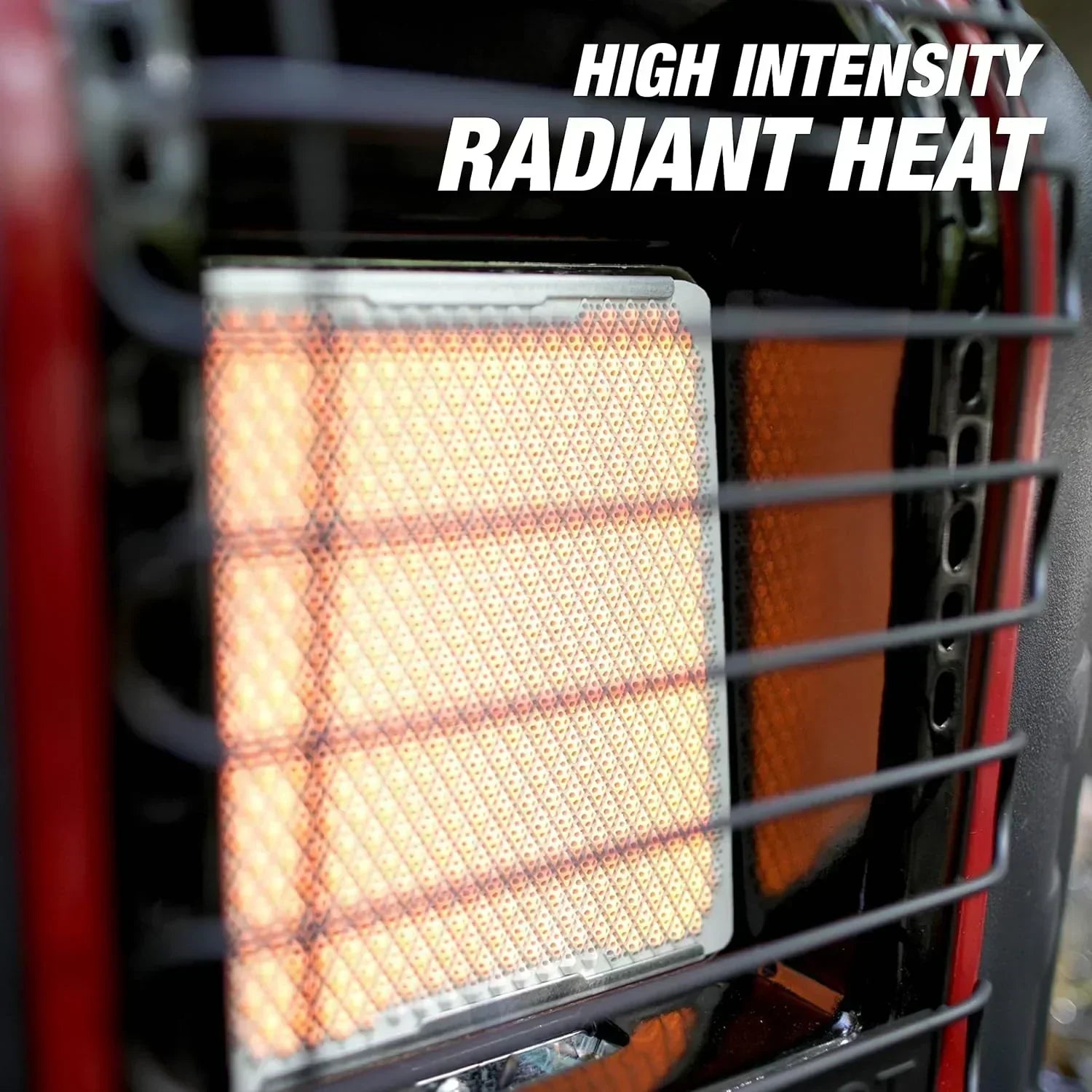 Portable Propane Radiant Heater 4000-9000 BTU for campers workshops patios and more wourant