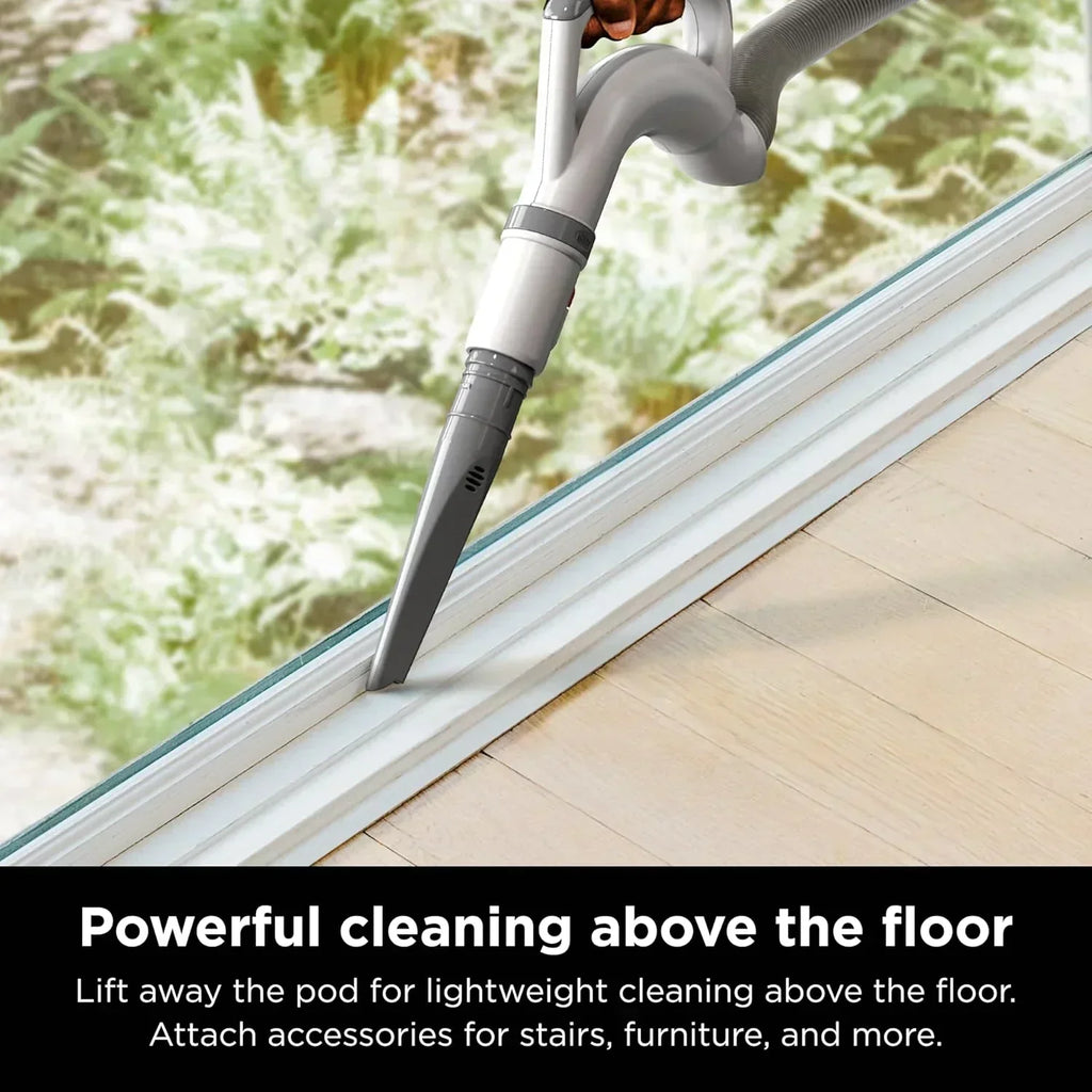 Upright Vacuum Navigator Lift-Away Deluxe Capacity HEPA Filter Swivel Steering Upholstery Tool wourant