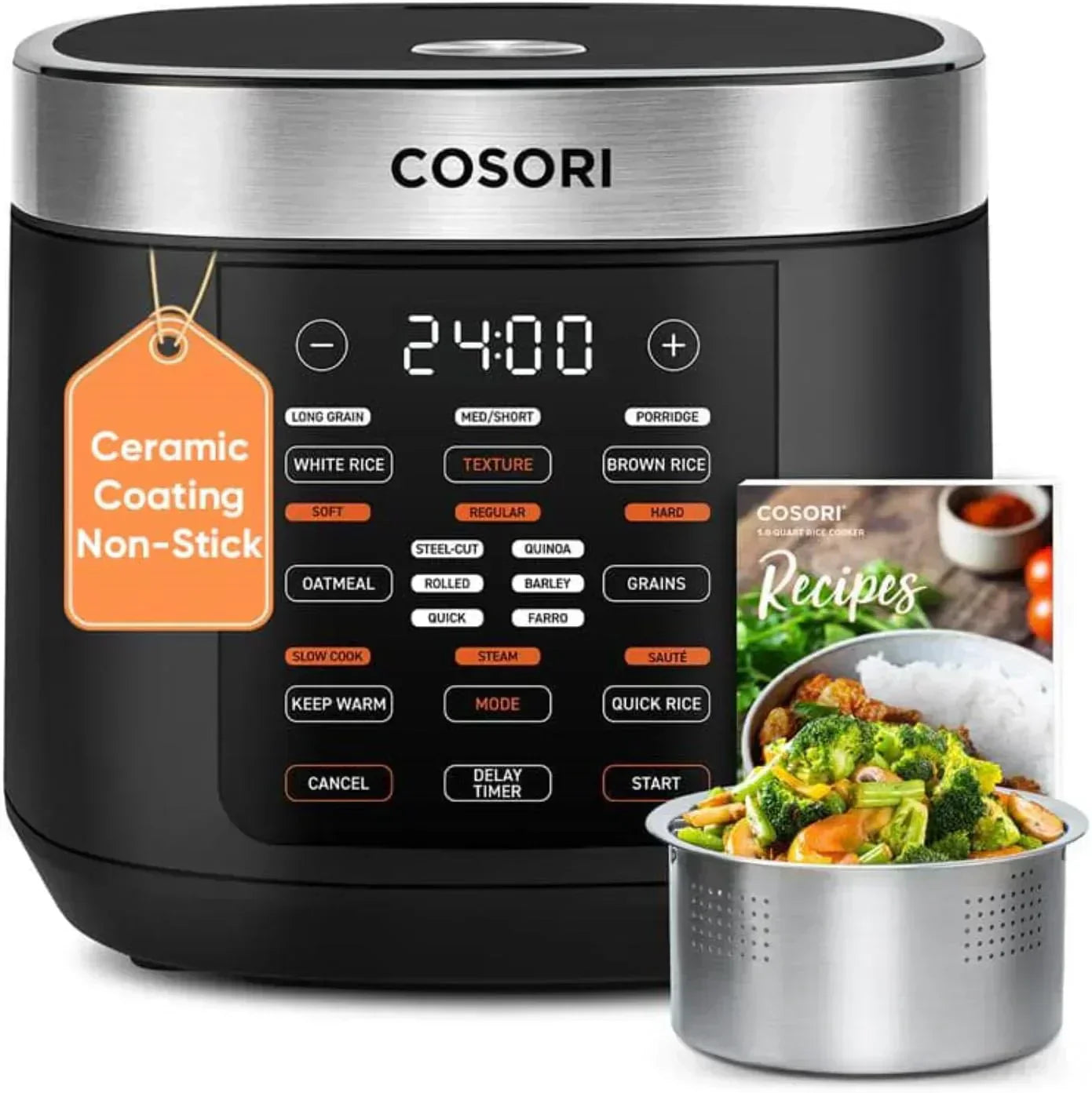 COSORI 10-Cup Rice Cooker with 24-Hour Heat Keeping and Non-Stick Ceramic Inner Pot wourant