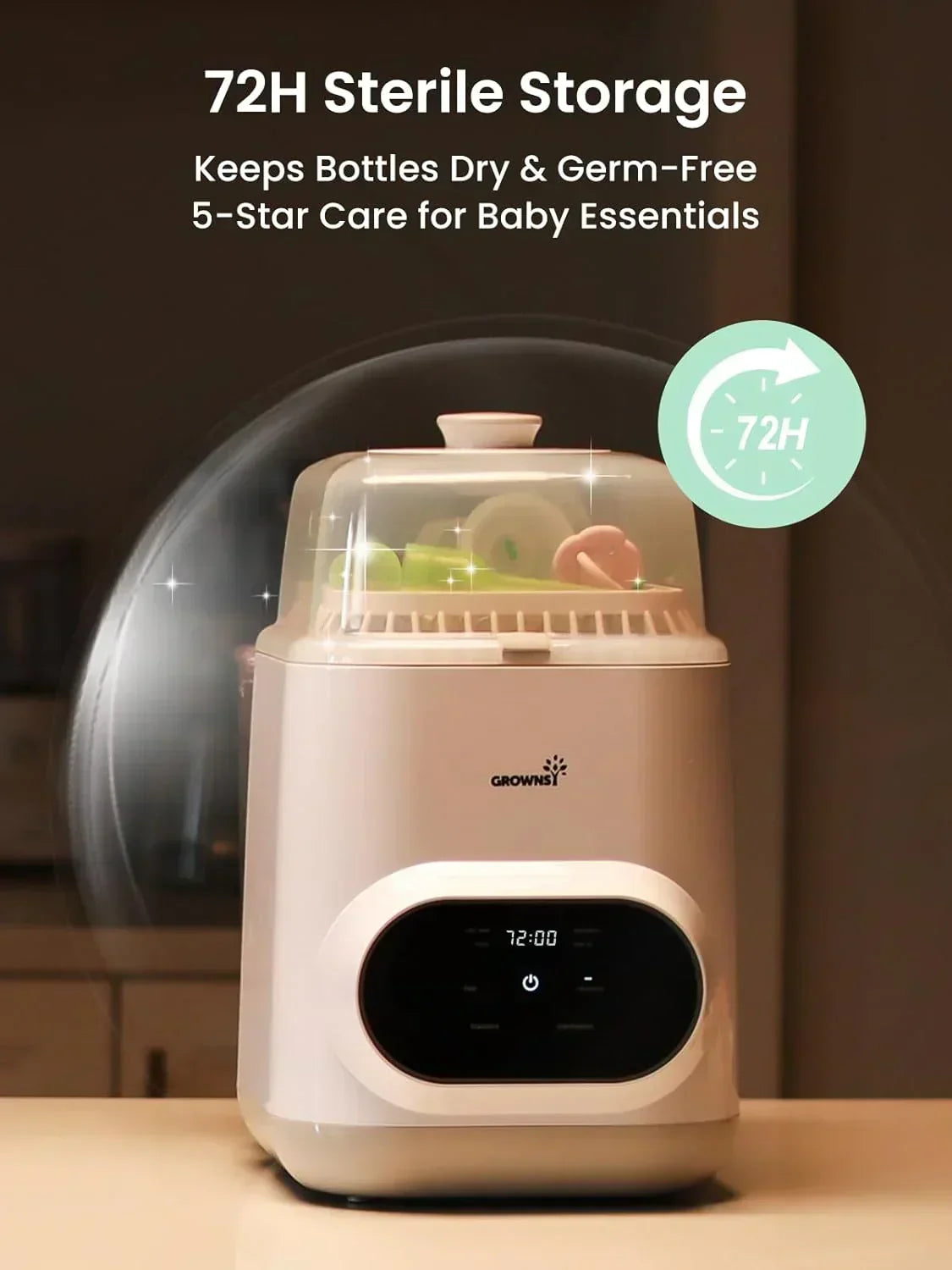 Bottle Washer Pro All-in-One Bottle Washer and Sterilizer Baby Bottle Washer for Bottles wourant