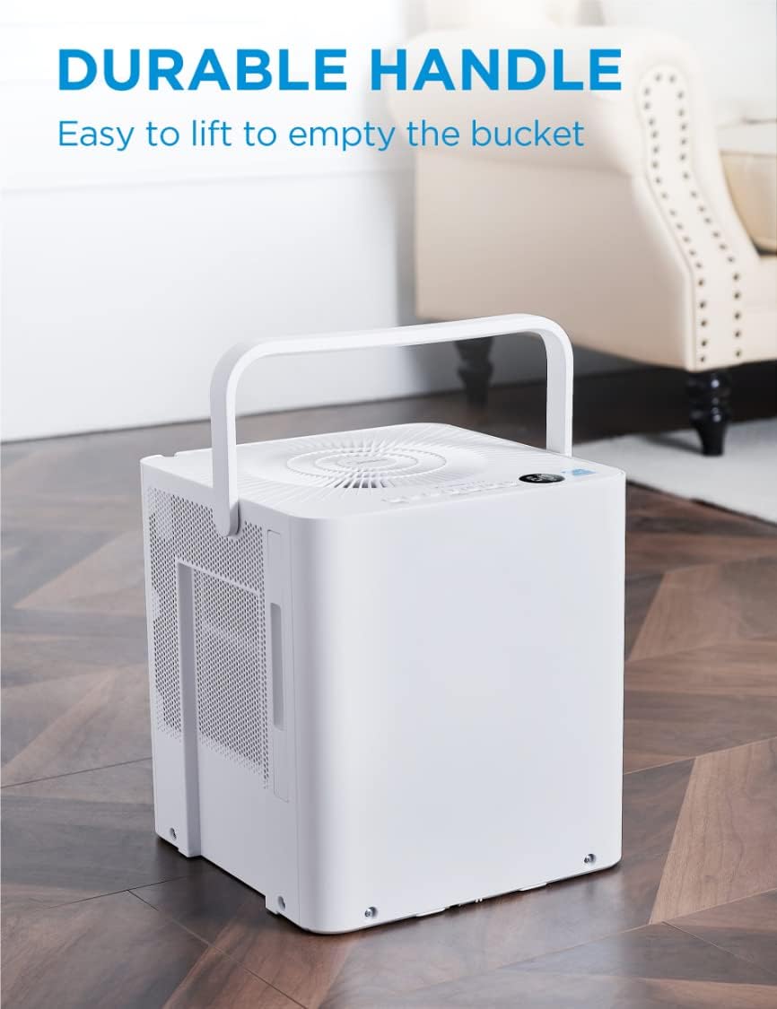 Midea Cube 35 Pint Dehumidifier for Basement and Rooms at Home for up to 3,500 Sq. Ft., Smart Control, Compatible with Alexa (White), Drain Hose Included, ENERGY STAR Most Efficient 2023 wourant