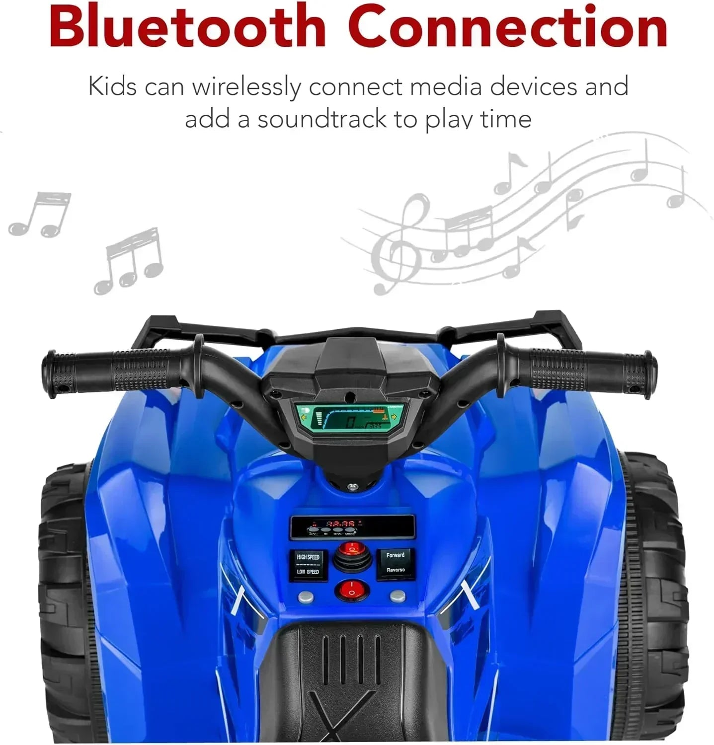 Best Choice Products 12V Kids Ride-On Electric ATV 4-Wheeler Quad Car Toy Bluetooth Audio wourant