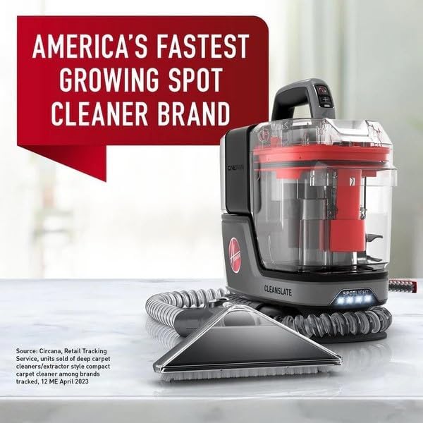 Hoover CleanSlate Plus Portable Carpet Upholstery Spot Cleaner with Powerful Suction wourant