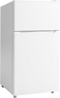 Manastin 4.5 Cu.Ft Mini Fridge with Freezer Small Fridge with 2 Doors for Office Kitchen wourant