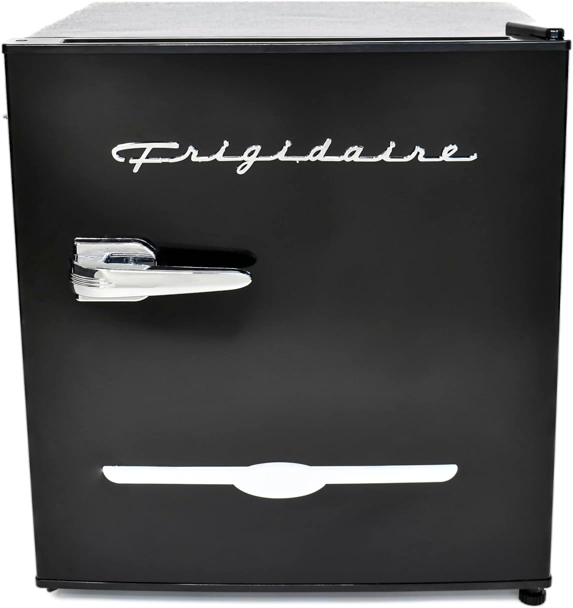 Frigidaire EFR176 Retro Compact Fridge with Chiller Mini Refrigerator with Built-in Bottle Opener for Office, Bedroom, Dorm Room or Cabin, 1.6 cu ft 16" D x 18" W x 18.5" H, Moonlight wourant
