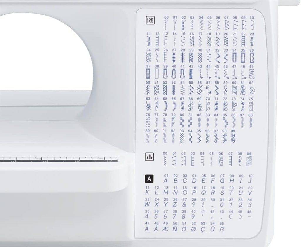 Brother Sewing and Quilting Machine, Computerized, 165 Built-in Stitches, LCD Display, Wide Table, 8 Included Presser Feet, White, 20x12x17 wourant