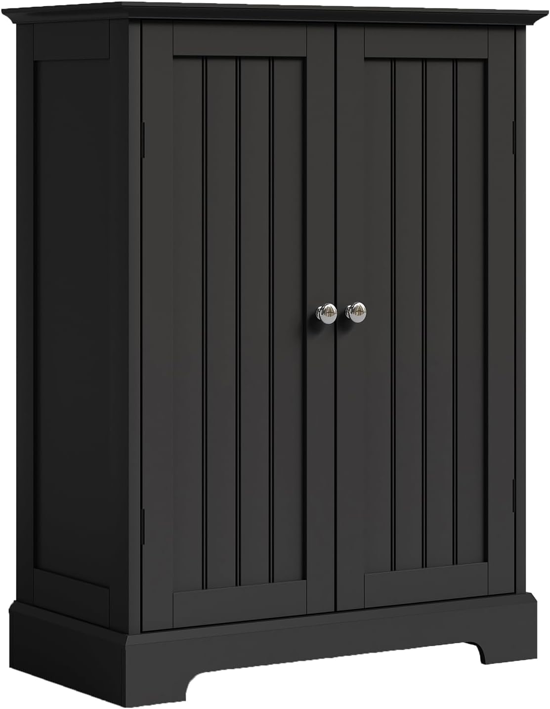 ChooChoo Bathroom Floor Cabinet, Modern Bathroom Storage Cabinet with 4 Door wourant