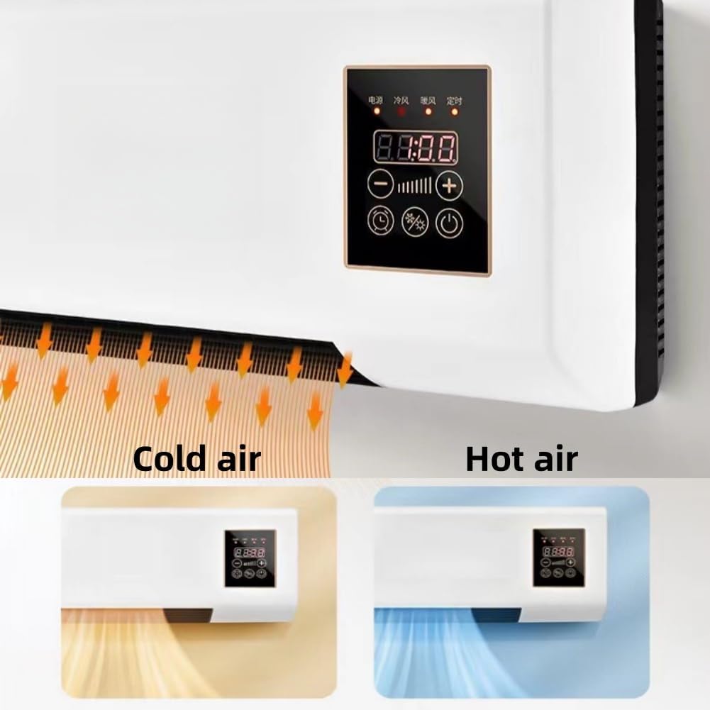 2025 New Climafy Air Conditioner, Climafy Portable Air Conditioner Split Max, Multifunctional Wall Air Conditioner, Effortless Cooling Anywhere with Split Max, Quiet Operation for Home, Office (D) wourant
