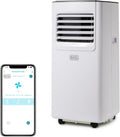 BLACK+DECKER 8,000 BTU Portable Air Conditioner with Wifi & Remote Control, 3-1-in AC, Fan & Dehumidifier, with App, Alexa & Google Assistant, Window Kit woonhhop