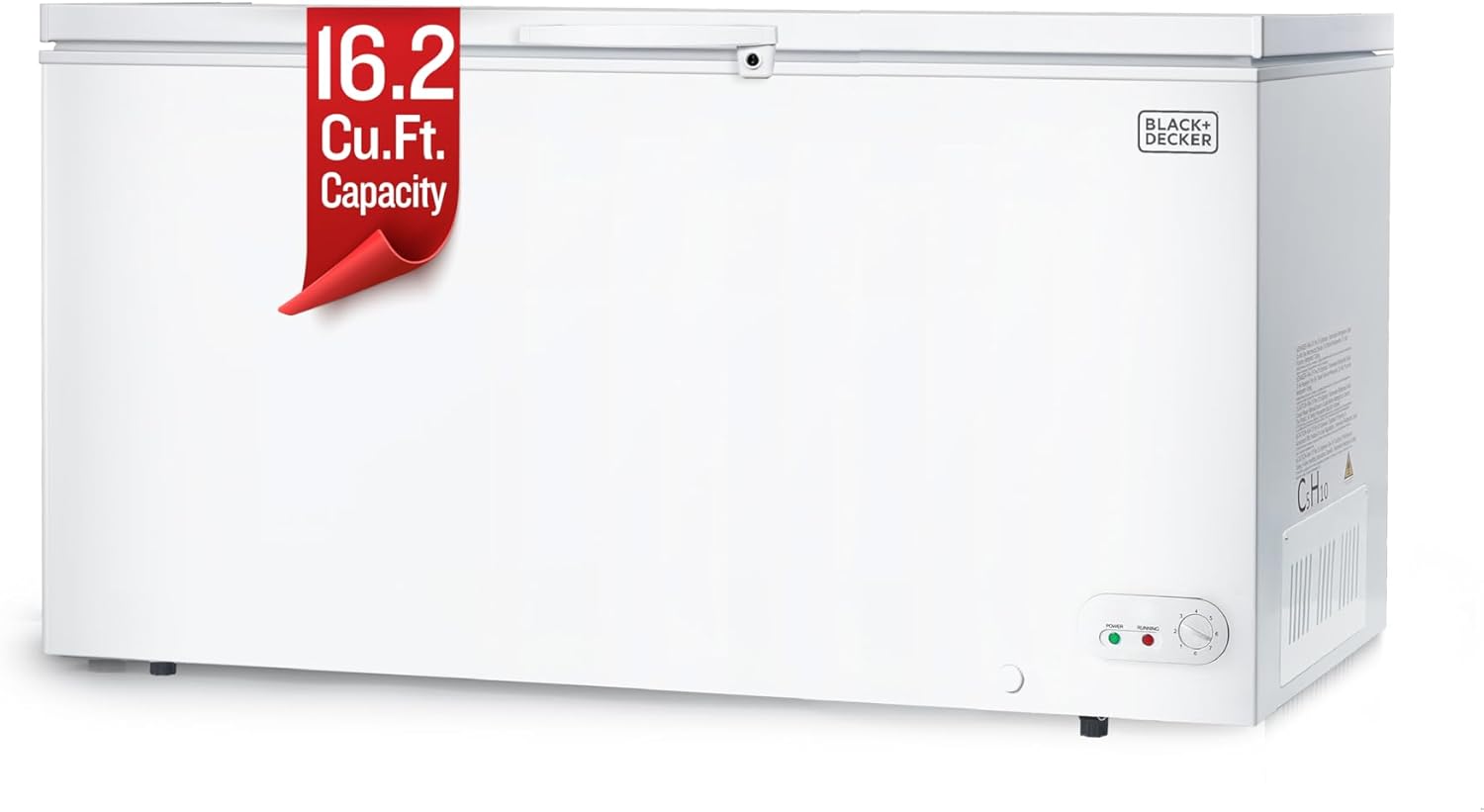 BLACK+DECKER 2.0 Cu. Ft. Compact Chest Freezer, Deep Freezer Holds Up To 70 Lbs. of Frozen Food wourant