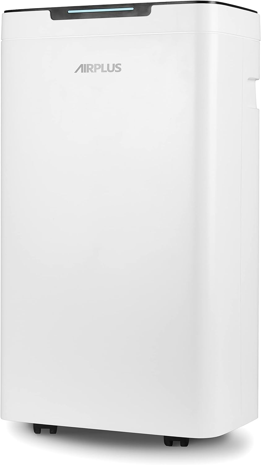 AIRPLUS 1,500 Sq. Ft Dehumidifier for Basement, 30 Pints Powerful Dehumidifier for Home, Large Rooms, Bedrooms, Sufficient Capacity Water Tank with Drain Hose (AP1907) wourant