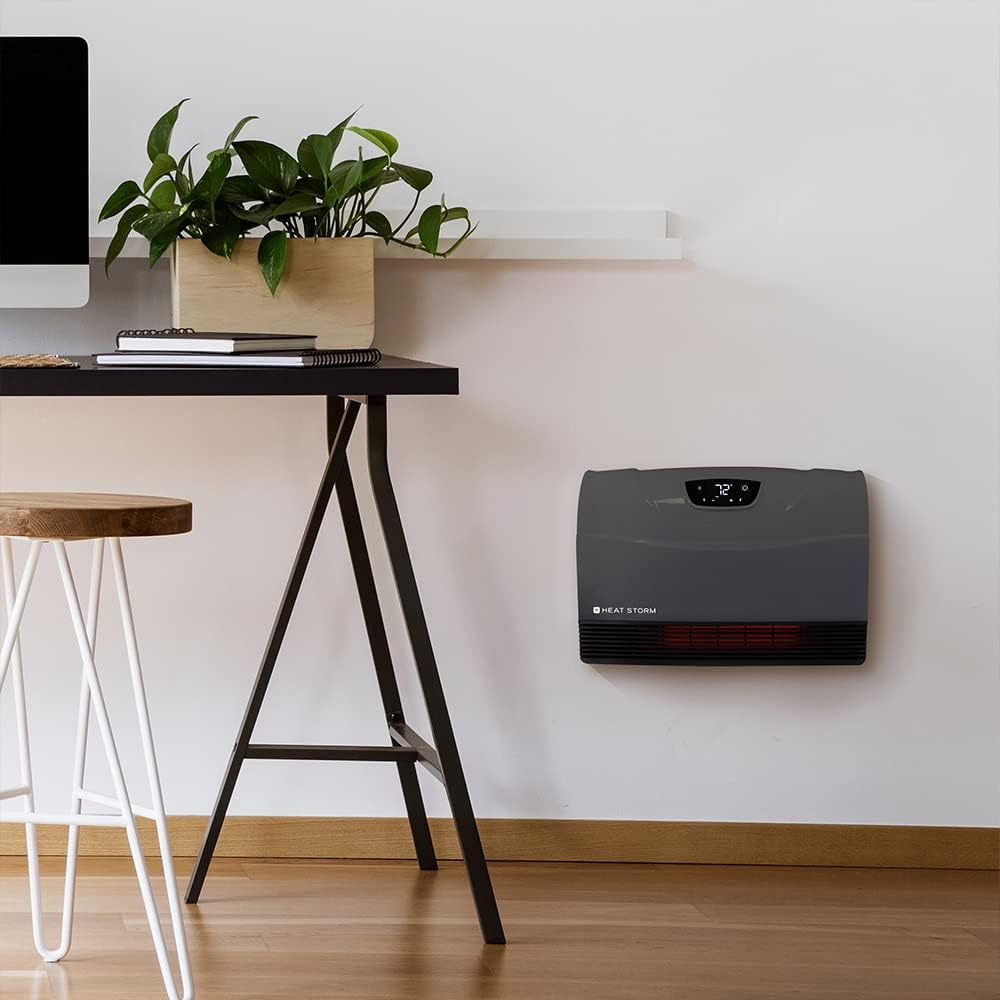 Heat Storm HS-1500-PHX-WIFI Infrared Heater, Wifi Wall Mounted wourant