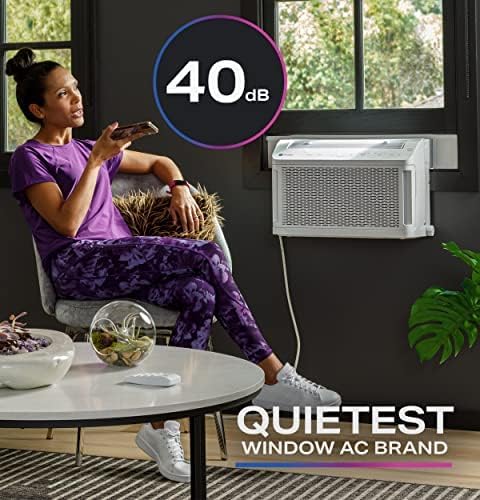PHNT10CC Clearview Air Conditioner 10,300, Inverter Technology, Ultra Quiet, Medium Rooms up to 450 Sq. FT, Full Window View with Easy Installation, Energy-Efficient Cooling, 10300 BTU, White wourant