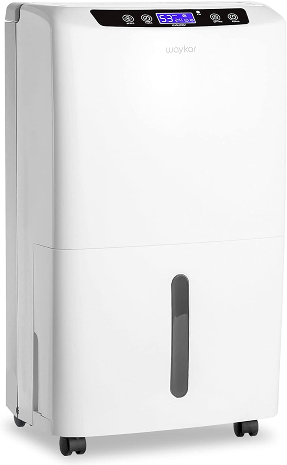 Waykar 2000 Sq. Ft Dehumidifier for Home and Basements, with Auto or Manual Drainage, 0.66 Gallon Water Tank Capacity wourant
