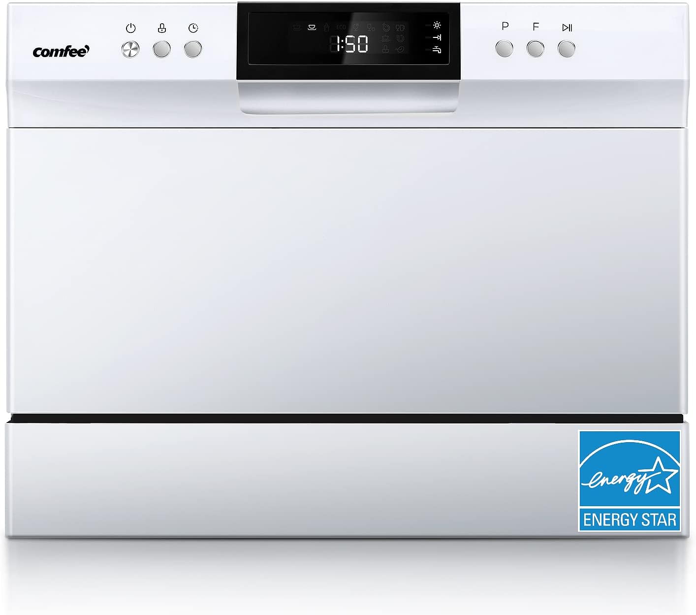 COMFEE Countertop Dishwasher, Energy Star Portable Dishwasher, 6 Place Settings wourant