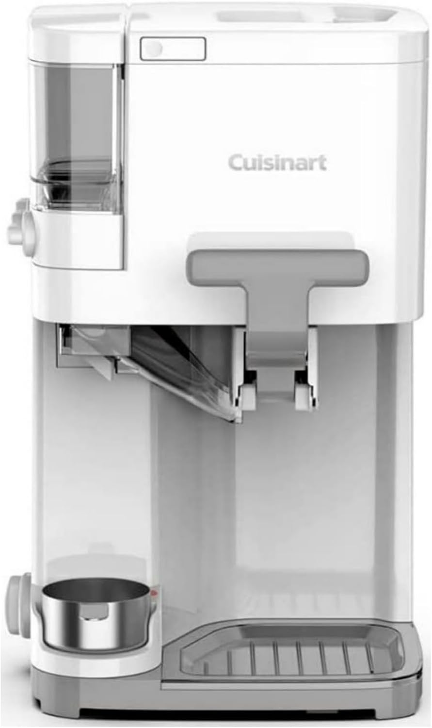 Cuisinart Soft Serve Ice Cream Machine- Mix It In Ice Cream Maker for Frozen Yogurt, Sorbet, Gelato, Drinks 1.5 Quart, White, ICE-48 wourant