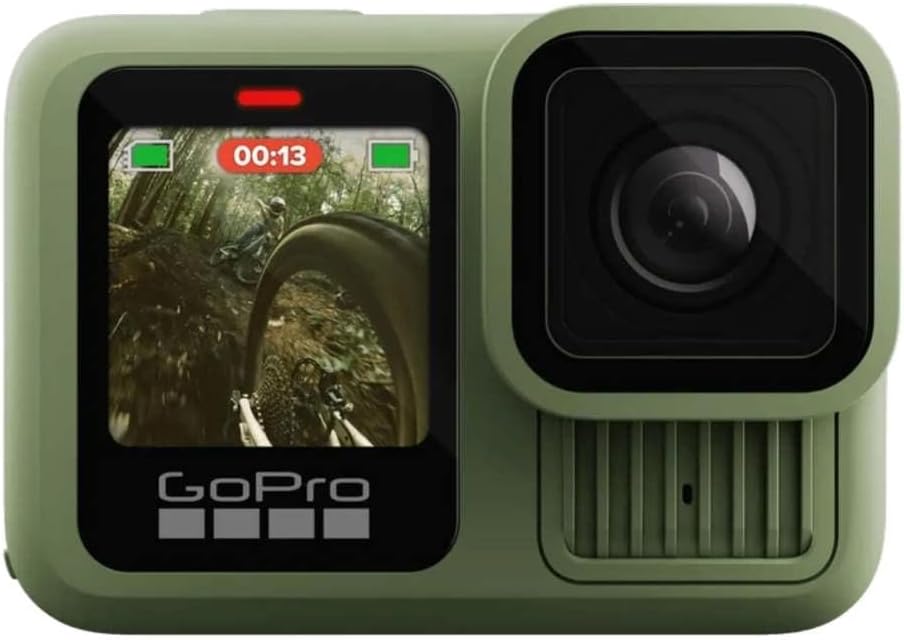 Black - Waterproof Action Camera with 5.3K60 Video, 27MP Photo + Compatability with HB-Series Lenses wourant