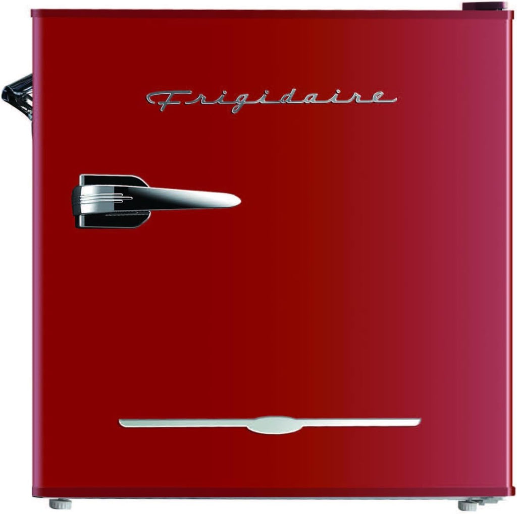Frigidaire EFR176 Retro Compact Fridge with Chiller Mini Refrigerator with Built-in Bottle Opener for Office, Bedroom, Dorm Room or Cabin, 1.6 cu ft 16" D x 18" W x 18.5" H, Moonlight wourant