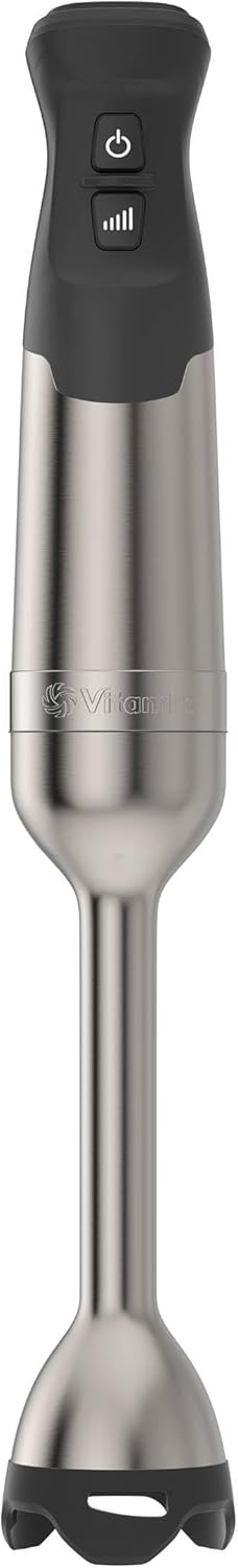 Vitamix 5-Speed Immersion Blender, Professional-Grade Hand Blender with 625-Watt Motor and Stainless-Steel Blade, Stainless Steel/Black wourant