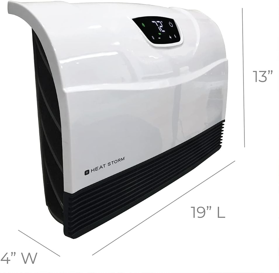 Heat Storm HS-1500-PHX-WIFI Infrared Heater, Wifi Wall Mounted wourant