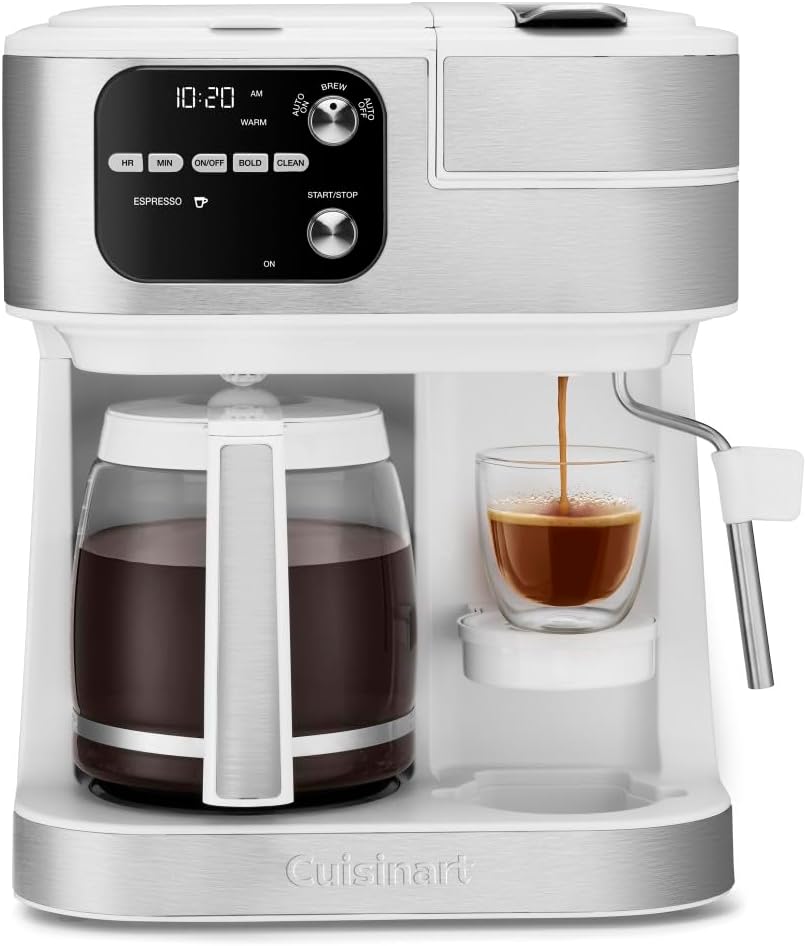 Cuisinart Coffee Center Barista Bar 4-in-1 Coffee Maker, Single-Serve Pods Compatible, Coffeemaker, Three Brewing Sizes, SS-4N1NAS, Black woonhhop