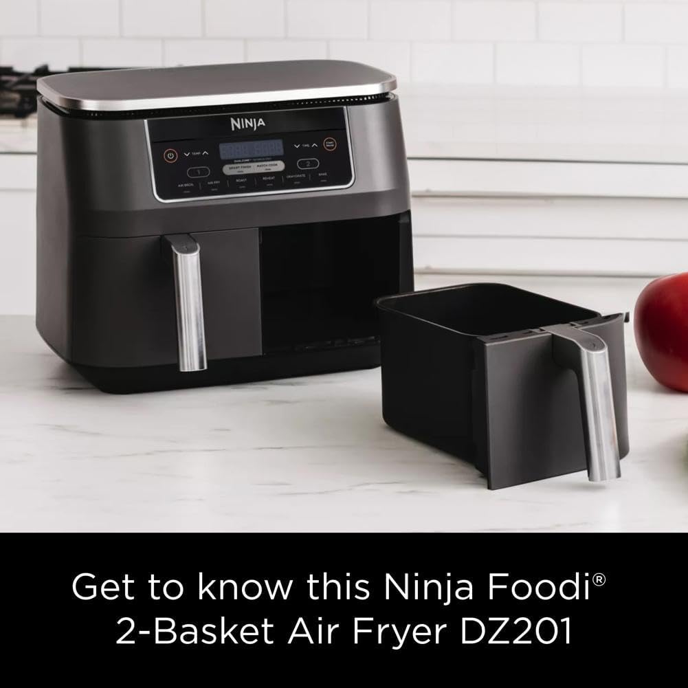 Ninja Foodi 6-in-1 FlexBasket Air Fryer with 7-Quart MegaZone and Basket Divider wourant