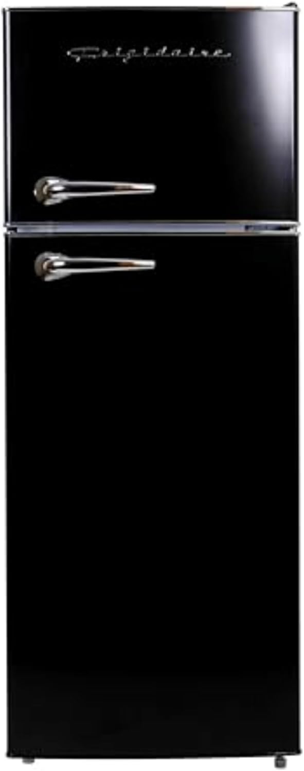 Frigidaire EFR786 Retro Apartment Size Refrigerator with Top Freezer 2 Door Fridge wourant