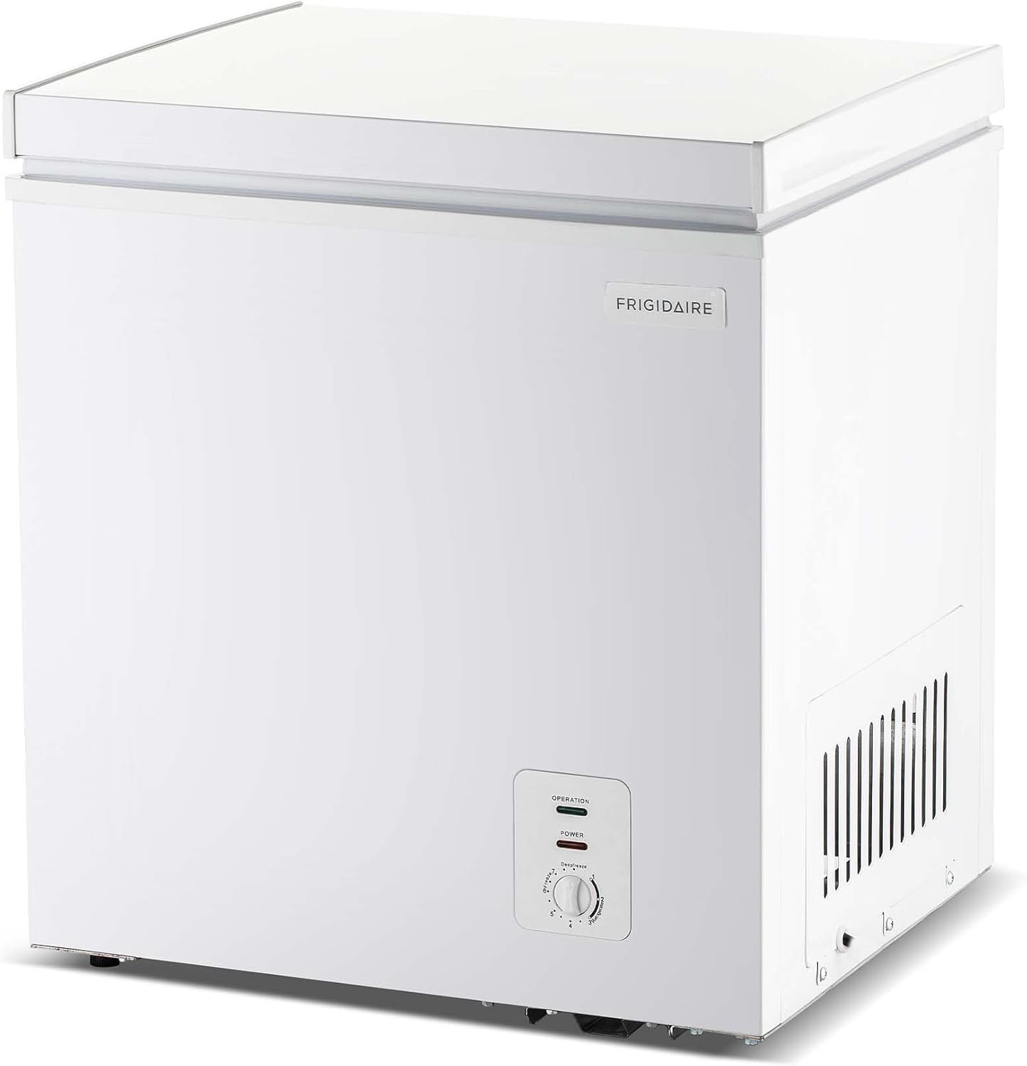 FRIGIDAIRE EFRF5003-BLACK Chest Deep Freezer-Garage-Ready, 5.0 Cu.