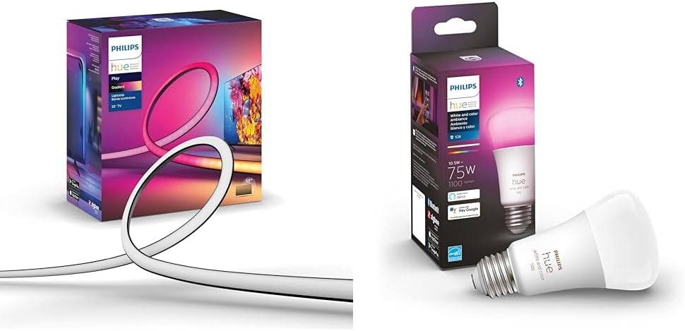 65-inch smart TV light strip, flowing color-changing LED light strip, multi-color TV backlight synced with music and games wourant