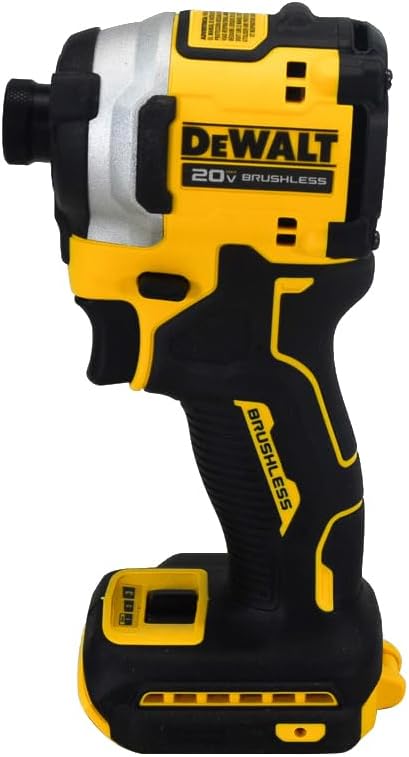 ATOMIC 20V MAX Brushless Cordless Compact 0.25-Inch Impact Driver Tool with Variable 3-Speed Trigger (Black and Yellow) wourant