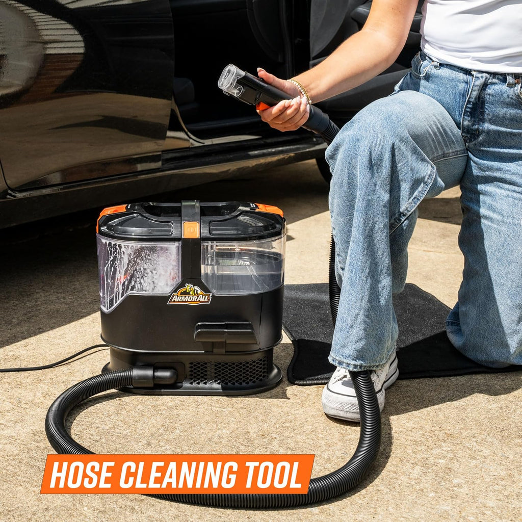 7 Amp Portable Spot Cleaner for Car Cleaning Carpet and Upholstery Stain Removal wourant