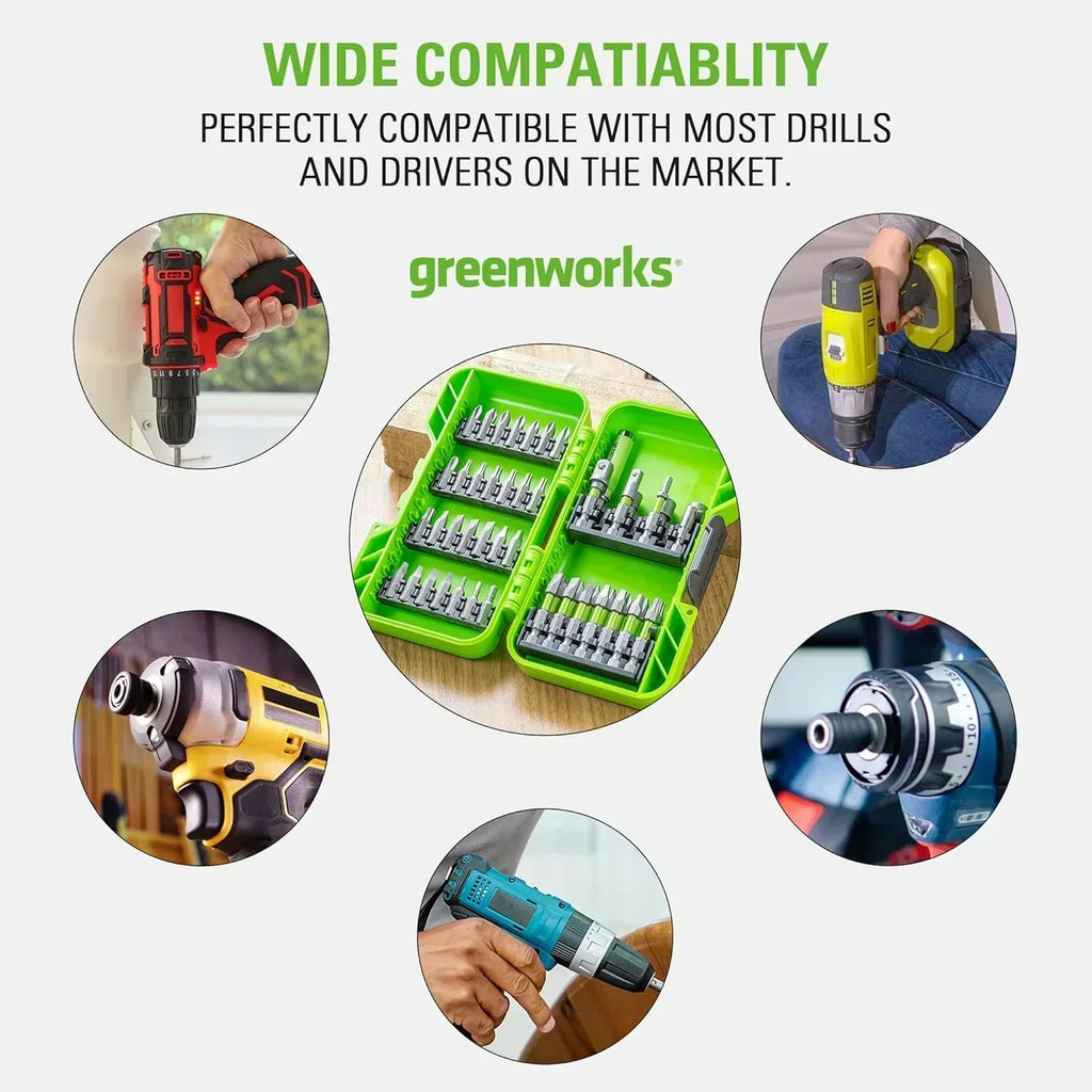 24V Brushless Cordless Drill Impact Driver Power Tool Combo Kit Included 1/2”Drill & 1/4”Hex wourant