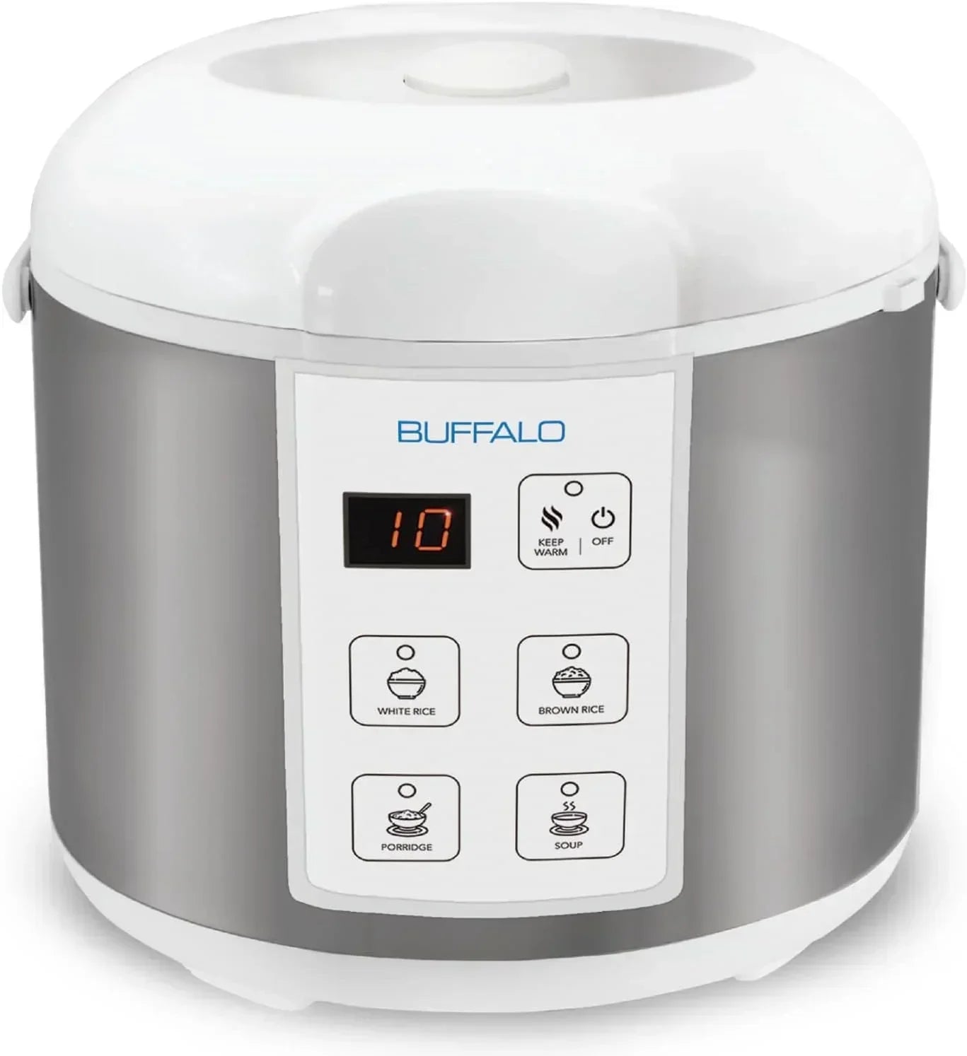Buffalo Classic Rice Cooker with Composite Stainless Steel Inner Pot - Rice Cookers wourant
