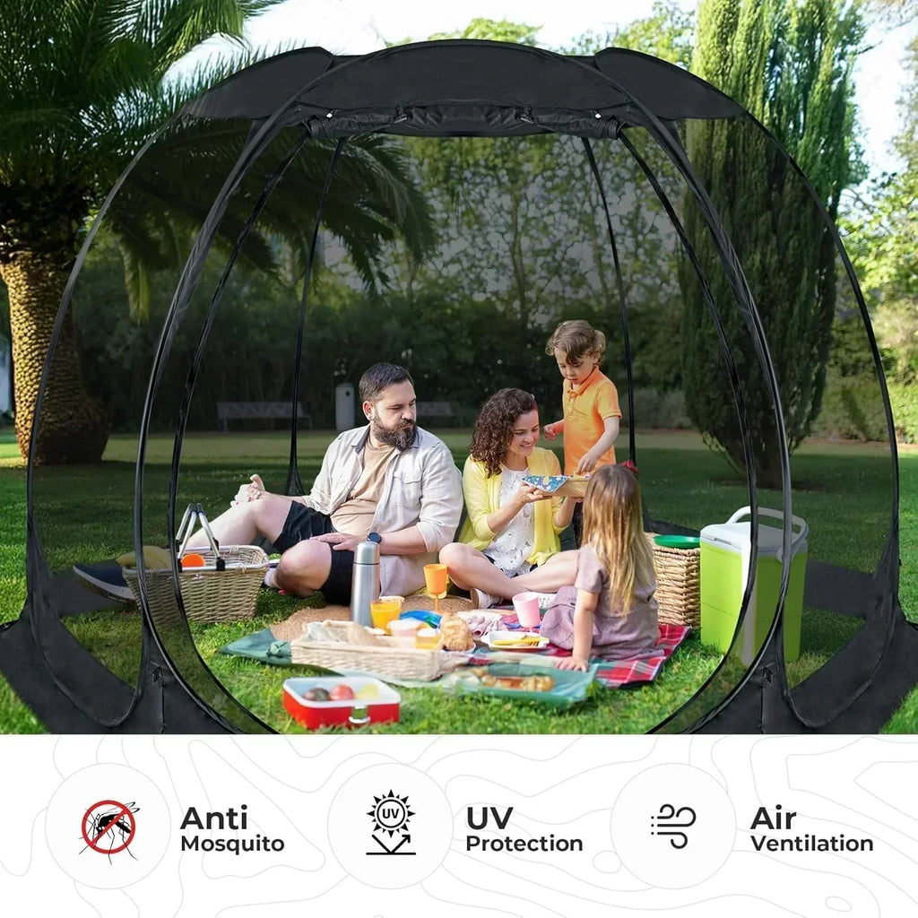 Alvantor Screen House Gazebo Pop Up Igloo Screened Canopy Tent with Mosquito Netting Sides wourant